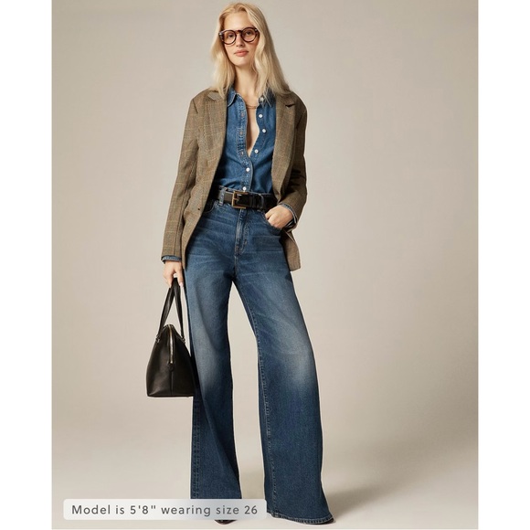 J. Crew Denim - NWT J. Crew Tall Curvy Denim Trouser Jean Charlotte Wash Blue